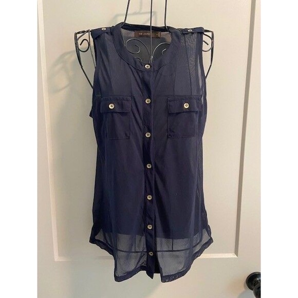 The Limited Sleeveless Sheer Top~Small - Picture 1 of 4